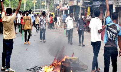 রাজশাহীতে শ্রমিক ইউনিয়ন দখলকে কেন্দ্র করে সংঘর্ষ ও ভাঙচুর