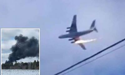 রুশ সামরিক উড়োজাহাজ বিধ্বস্ত, বেঁচে নেই কেউ