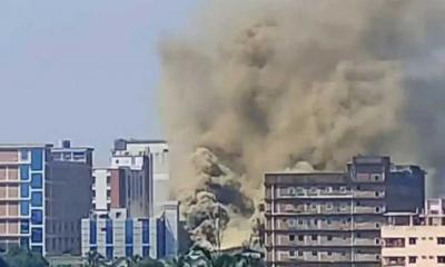 টঙ্গীতে ওষুধ কারখানায় ভয়াবহ আগুন