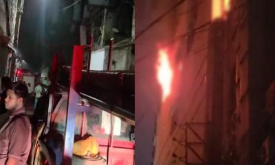 সরু গলি ও পানির স্বল্পতায় আগুন নেভাতে বেগ পেতে হচ্ছে ফায়ার সার্ভিসকে