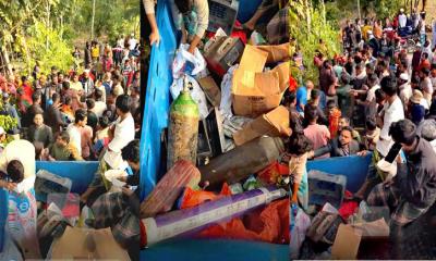 সুবর্ণচরে ডাকাতির প্রস্তুতিকালে পিক-আপসহ আটক, অস্ত্র জব্দ