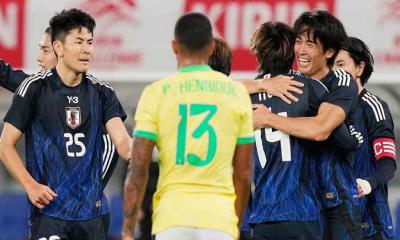 ব্রাজিলকে হারিয়ে জাপানের স্মরণীয় জয়