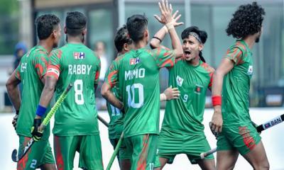 টানা দুই হারের পর শ্রীলঙ্কাকে ৫-১ গোলে উড়িয়ে দিলো বাংলাদেশ