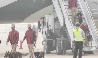 বিমানে তল্লাশি চালিয়ে কিছুই পায়নি আইনশৃঙ্খলা বাহিনী