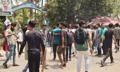 ঈশ্বরদীতে ছাত্রদল-শিবির সংঘর্ষের ঘটনায় পাল্টাপাল্টি মামলা