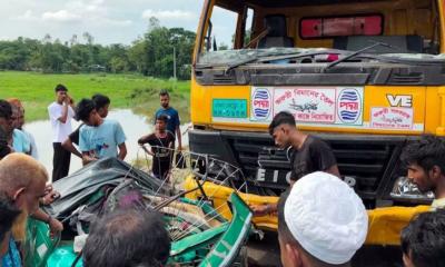 সিলেটে লরির সঙ্গে অটোরিকশা সংঘর্ষে একই পরিবারের তিনজনসহ নিহত ৪