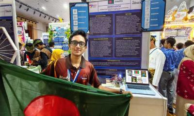 আন্তর্জাতিক উদ্ভাবনী প্রতিযোগিতায় পাবনার তরুণের রূপার পদক জয়