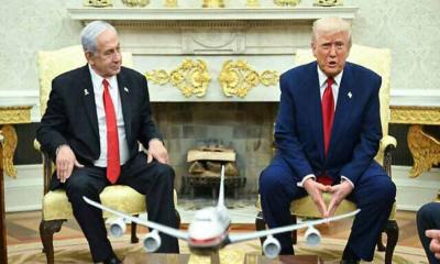 আইডিএফকে নিয়ন্ত্রণ না করে হামাসের অস্ত্র জমা নেওয়ার ঘোষণা ট্রাম্পের