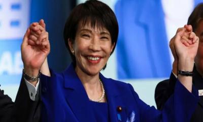 জাপানের ইতিহাসে প্রথম নারী প্রধানমন্ত্রী হলেন তাকাইচি