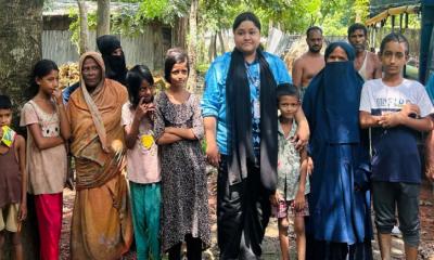বাঁশখালীর বন্যার্তদের পাশে ‘লাইট অফ জাস্টিস সোসাইটি’