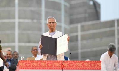 জুলাই সনদে স্বাক্ষর সারা বিশ্বের কাছে উদাহরণ হয়ে থাকবে: ড. ইউনূস