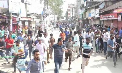 ভোলায় বিএনপি-জাপার পাল্টাপাল্টি কর্মসূচিতে সংঘর্ষ, আহত অর্ধশতাধিক