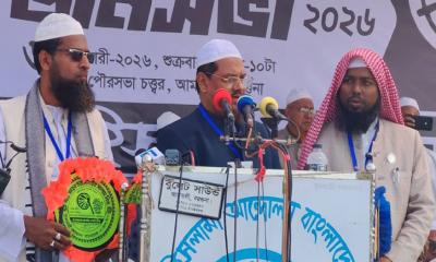 বরগুনা-১ আসনে হাতপাখার বিজয়ের আশা প্রকাশ চরমোনাই পীরের