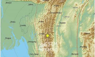 ফের কাঁপলো দেশ, সিলেটের ছাতকে ভূমিকম্পের উৎপত্তি