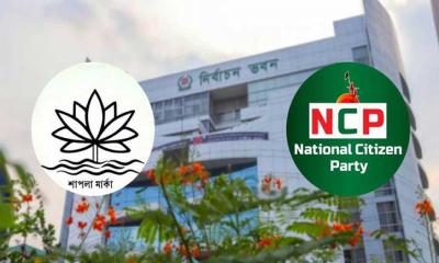 ইসির সঙ্গে টানাপোড়েন, শাপলা ছাড়া প্রতীক নেবে না এনসিপি
