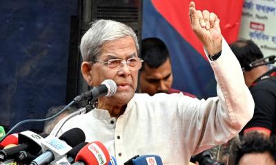 হিন্দু-মুসলমান ভাই ভাই, ধানের শীষে ভোট চাই: শ্লোগান ফখরুলের 