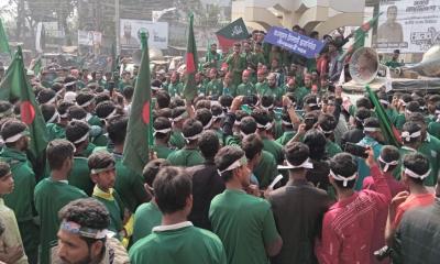 ইসলামী ছাত্রশিবিরের যাত্রা কেউ থামাতে পারবে না: রাকসু ভিপি জাহিদ