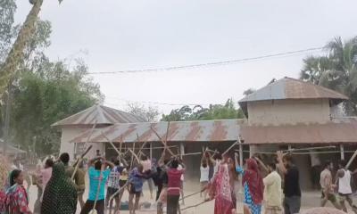 পুকুরের মাছ নিয়ে তাড়াশে সংঘর্ষ, নারীসহ আহত ১৮