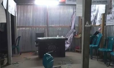 মুন্সীগঞ্জে নির্বাচনি ক্যাম্পে হামলা চালিয়ে নৌকা সমর্থককে গুলি করে হত্যা