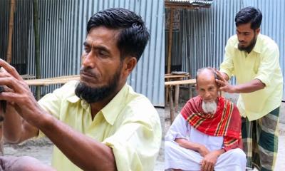 ব্লেড দিয়েই ৩৫ বছর গরিবের সেবায় আবেদ তেলি