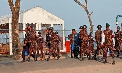 সীমান্তে সতর্ক বিজিবি