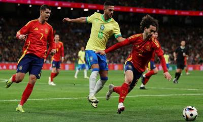 সমতায় শেষ স্পেন-ব্রাজিলের শ্বাসরুদ্ধকর লড়াই