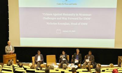 ব্র্যাক ইউনিভার্সিটিতে বক্তব্য দিলেন আইআইএমএম‍‍`র হেড নিকোলাস কৌমজিয়ান