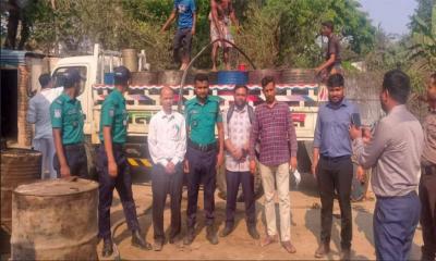 চট্টগ্রামে ৬ টন অবৈধ ডিজেল জব্দ