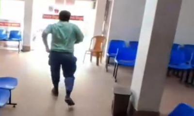 অফিস টাইমে প্রাইভেট হাসপাতালে চিকিৎসক, সাংবাদিক দেখে দৌড়ে পালালেন