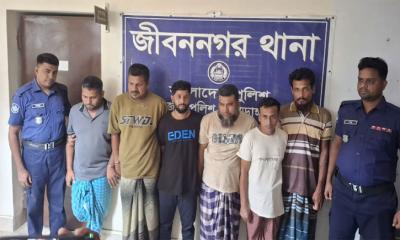 জীবননগরে ৪ ট্রান্সফরমার চুরি, চোর চক্রের ৬ সদস্য গ্রেফতার