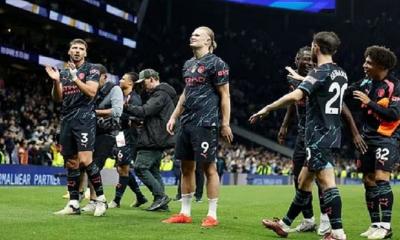 টটেনহামকে হারিয়ে লিগ শিরোপার আরও কাছে সিটি