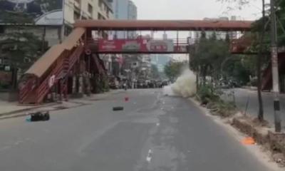 রাজধানীর কলাবাগানে ককটেল বিস্ফোরণ, আটক ৪