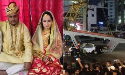 হাসপাতালে হাউমাউ করে কেঁদে উঠছেন বেঁচে যাওয়া নবদম্পতি