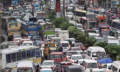 ঈদকে ঘিরে রাজধানীতে যানজট