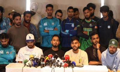 দাবি না মানলে সব ধরনের খেলা বর্জনের ঘোষণা ক্রিকেটারদের