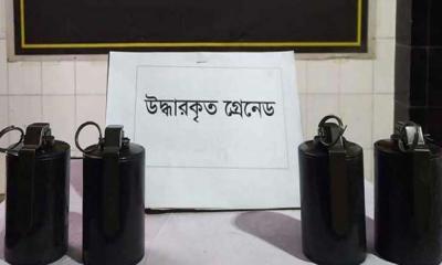 যাত্রাবাড়ীতে গ্রেনেডসদৃশ ৪ বিস্ফোরকসহ যুবক গ্রেপ্তার