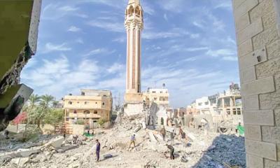 আজানের বদলে নীরবতা গাজায়!