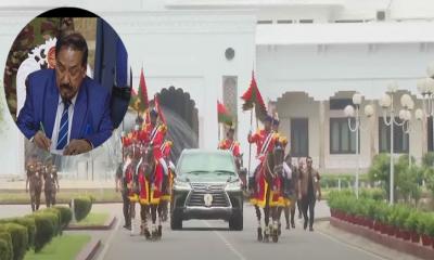 বঙ্গভবন ছাড়লেন ভারপ্রাপ্ত রাষ্ট্রপতি