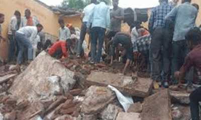 ভারতে স্কুল ভবন ধসে ৪ শিশুর মৃত্যু