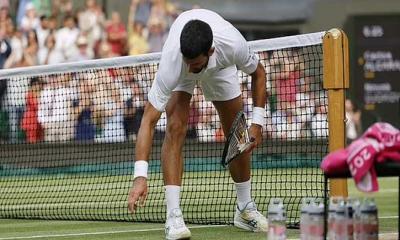 র‌্যাকেট ভেঙে শাস্তি পেলেন জকোভিচ