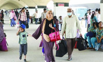 ঈদের ফিরতি যাত্রায় সবাইকে মাস্ক পরার অনুরোধ