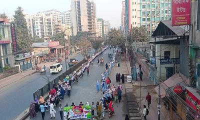 নানা আয়োজনে ভাষাশহীদদের স্মরণ করল বাড্ডা রেসিডেন্সিয়াল স্কুল