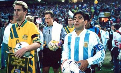 ম্যারাডোনাও খেলেছিলেন অস্ট্রেলিয়ার বিপক্ষে