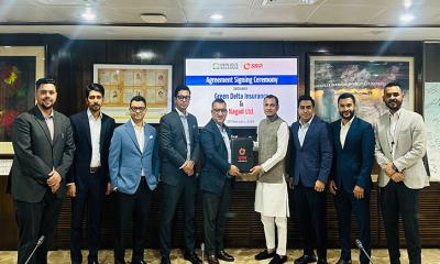 গ্রীন ডেল্টা ইন্স্যুরেন্স ও নগদের মধ্যে চুক্তি স্বাক্ষর