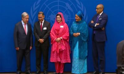 জাতিসংঘ মহাসচিবের স্বাগত প্রাতরাশে অংশ নিলেন প্রধানমন্ত্রী