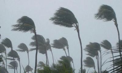 ৭ অঞ্চলে ৬০ কিমি বেগে ঝড়ের আভাস