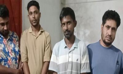 ইয়াবা সেবনের সময় ছাত্রদল-স্বেচ্ছাসেবক দলের দুই নেতাসহ গ্রেপ্তার ৪