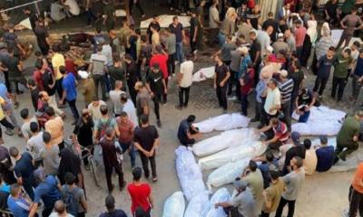 গাজায় ইসরাইলি হামলায় একদিনে নিহত ৫৯ ফিলিস্তিনি