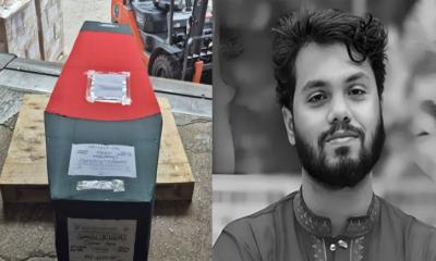 লাল-সবুজ কফিনে ফিরছেন ওসমান হাদি