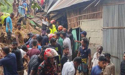 সিলেটে টিলাধসে একই পরিবারের ৪ জন নিহত